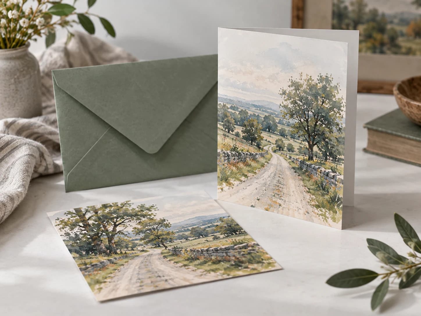 Illustrative 100lb Gloss Cover Greeting Cards example