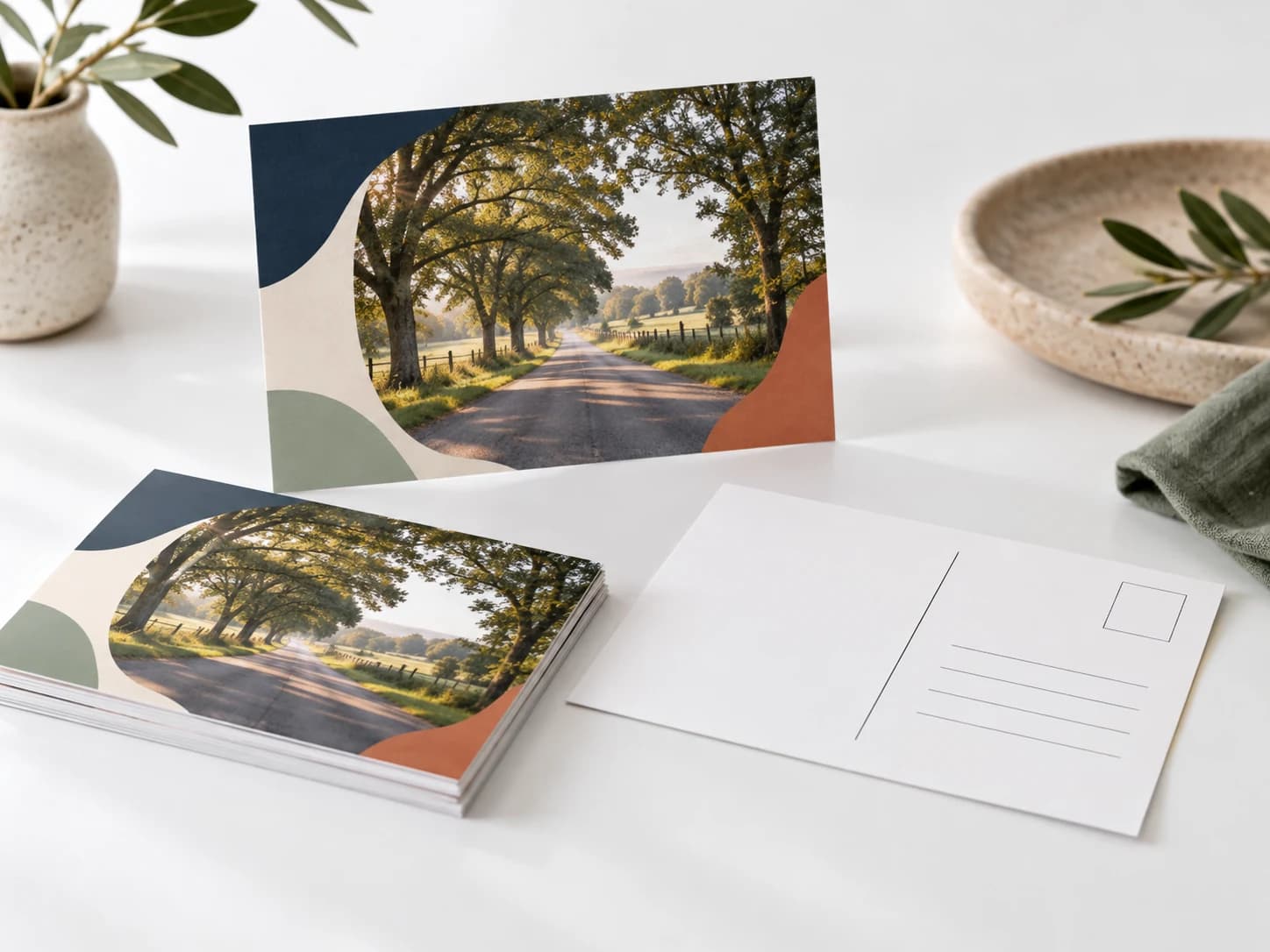 Illustrative 16PT Postcards example