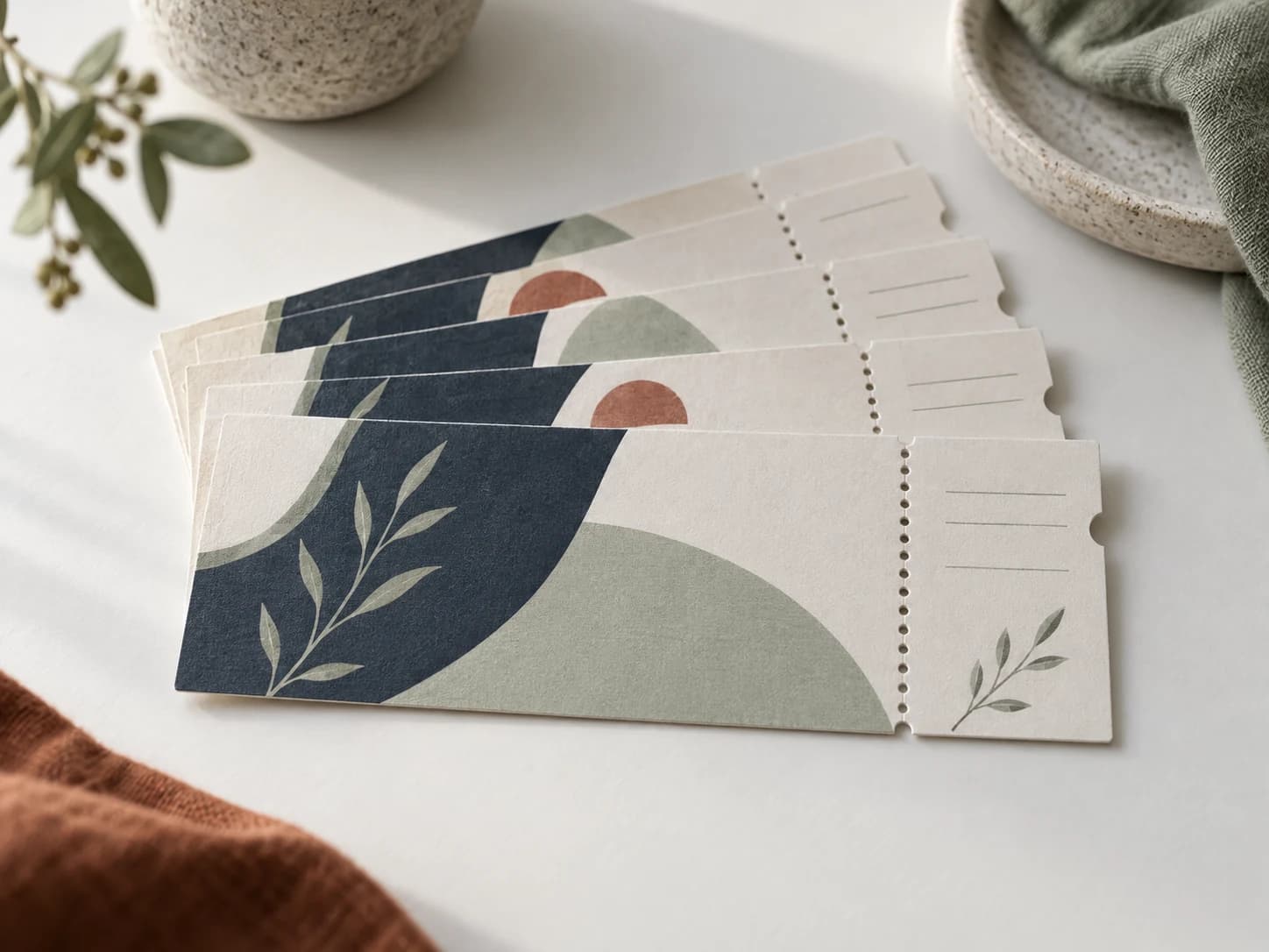 Illustrative Custom Event Tickets With Variable Numbering example