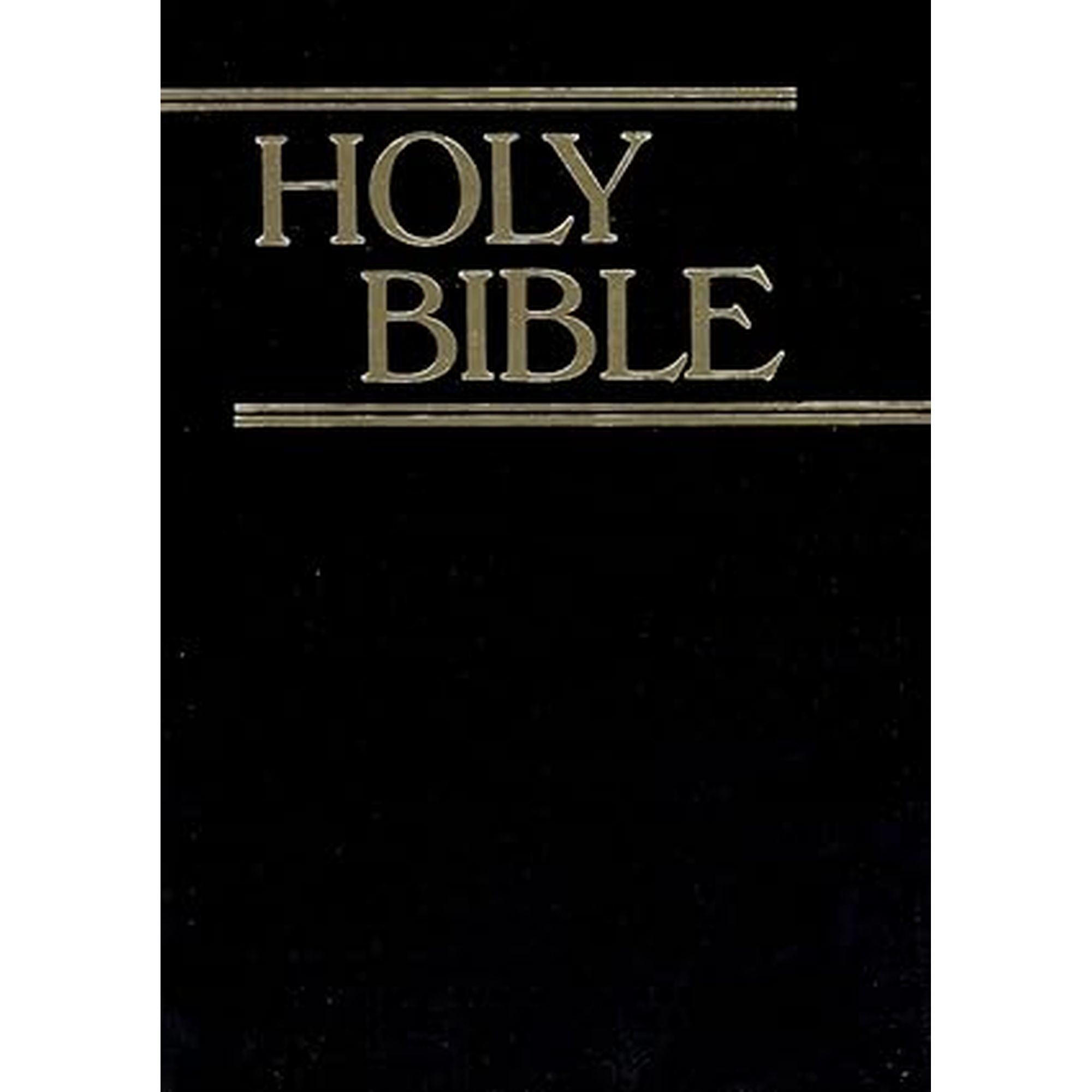 KJV Super Giant Print Bible-Black Softcover