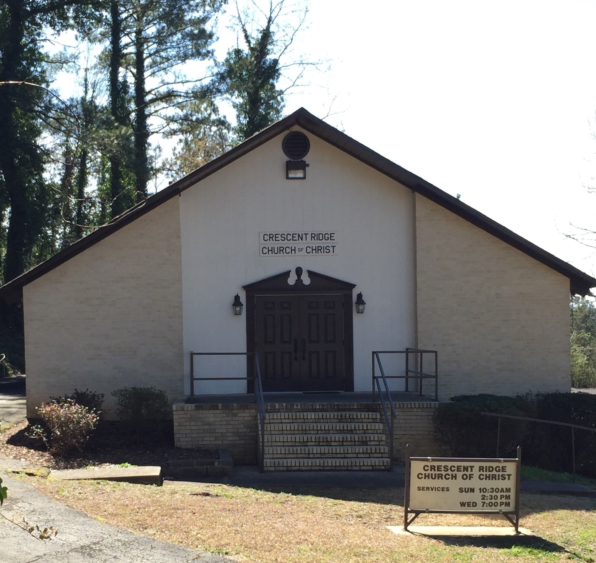Crescent Ridge Church of Christ building in Irondale
