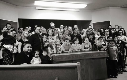 Members of El Cajon Church of Christ (English Speaking) in El Cajon