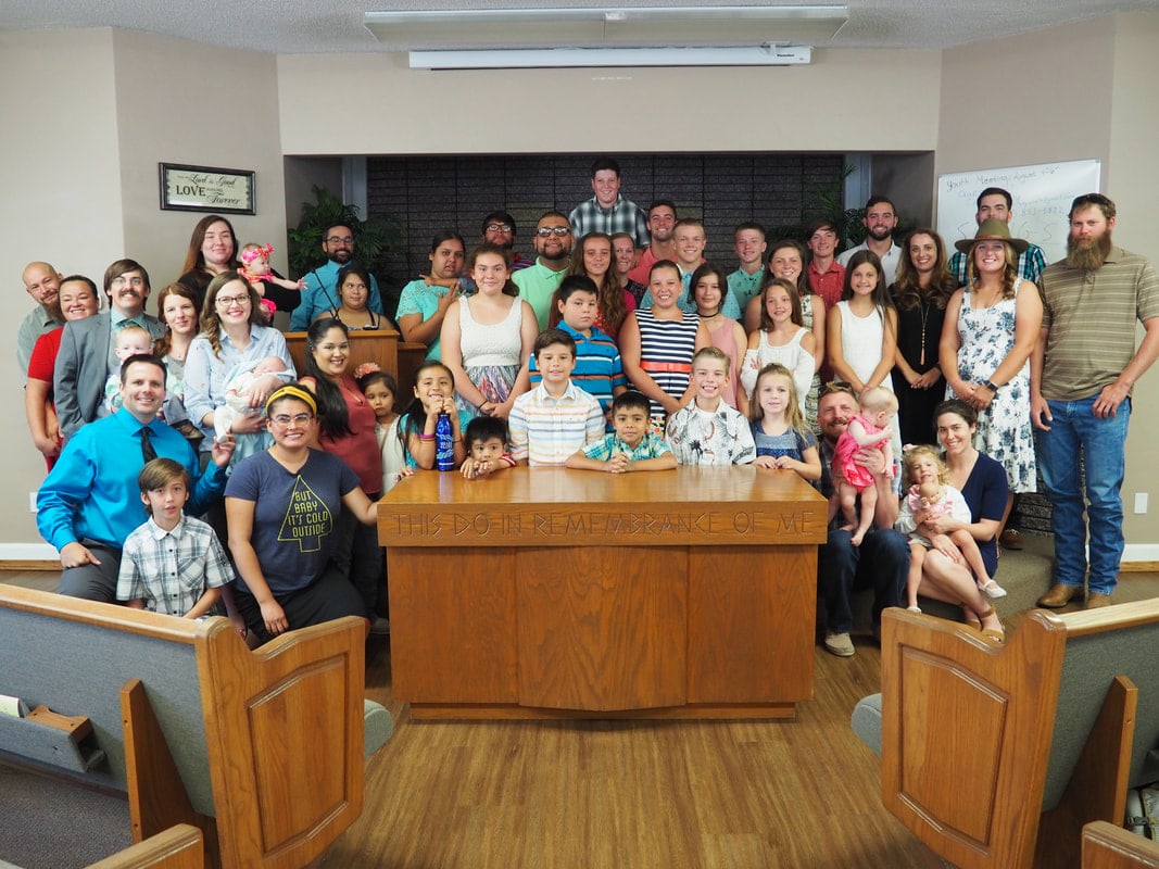 Members of El Cajon Church of Christ (English Speaking) in El Cajon