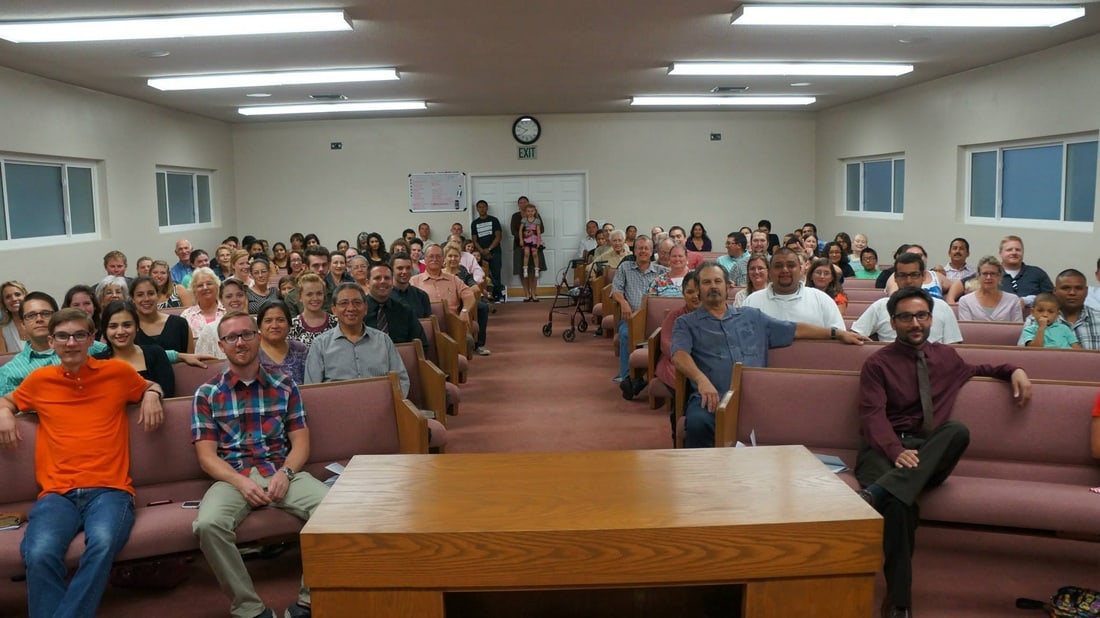 Members of El Cajon Church of Christ (English Speaking) in El Cajon