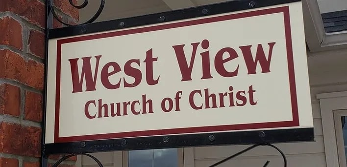 West View Church of Christ building in Piedmont