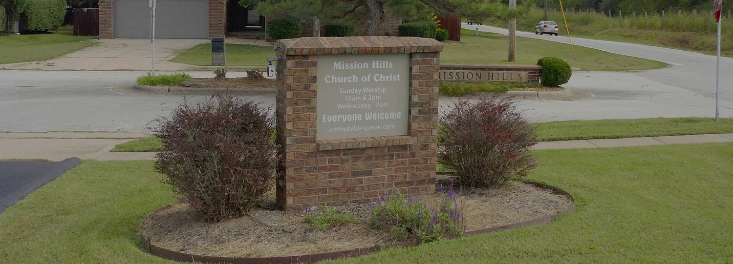 Mission Hills Church of Christ building in Springfield