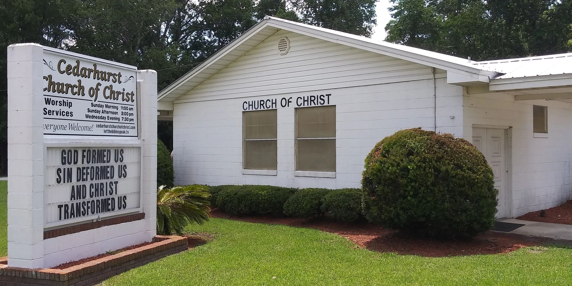 Cedarhurst Church of Christ building in Jacksonville