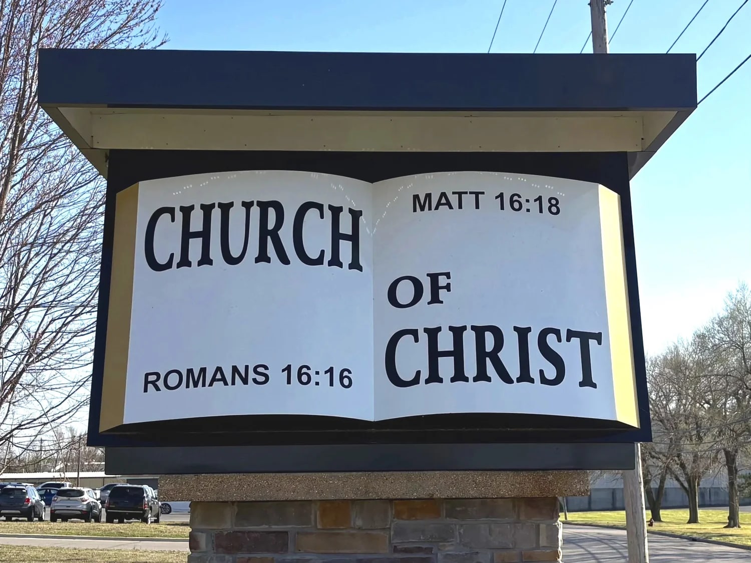 Hayes Street church of Christ building in Lebanon